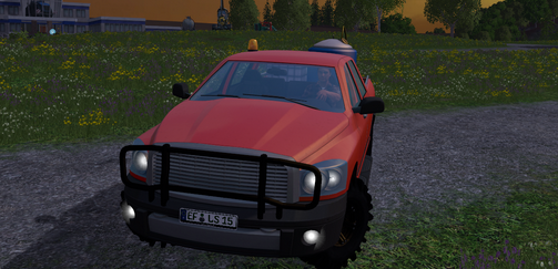 Джип Dodge Ram для Farming Simulator 2015