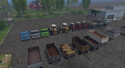 Русские трактора и грузовики для Farming Simulator 2015