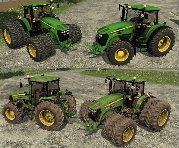 Три трактора John Deere для Фермер Симулятор 2015