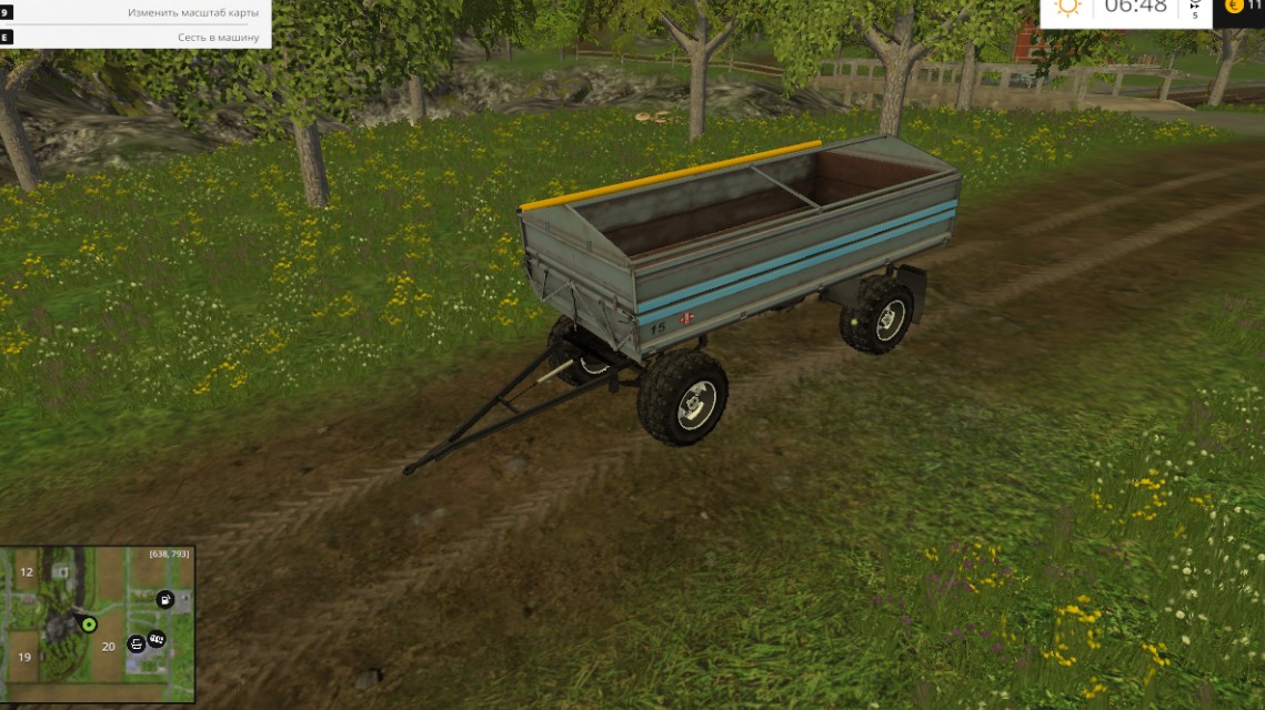 Прицеп для трактора Fortschritt HW80 BR Farming Simulator 2015