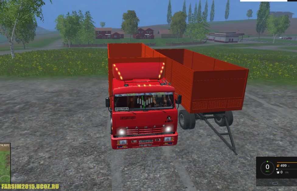 КамАЗ 53212 (Red) & Trailer GKB v2.0