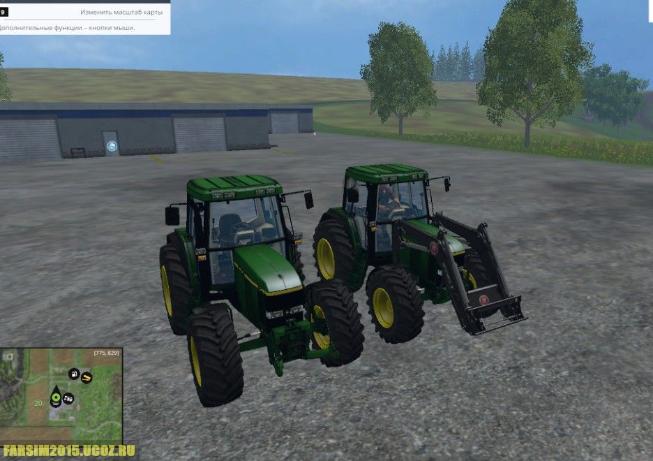 Два трактора John Deere 6810 V 1.1