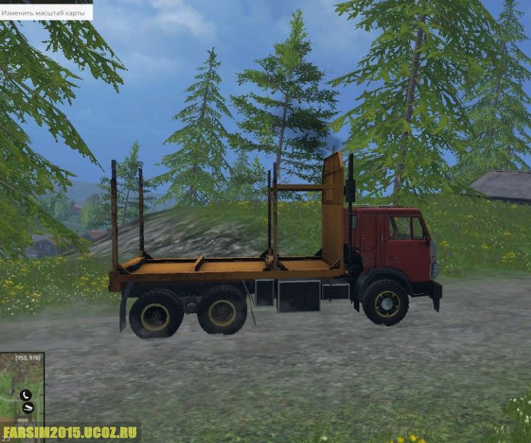 КамАЗ Лесовоз для Farming Simulator 2015