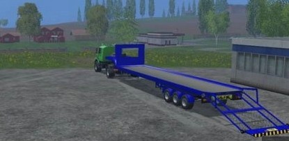 Прицеп для перевозки  поддонов с шерстью (Wool Trailer v3.0)