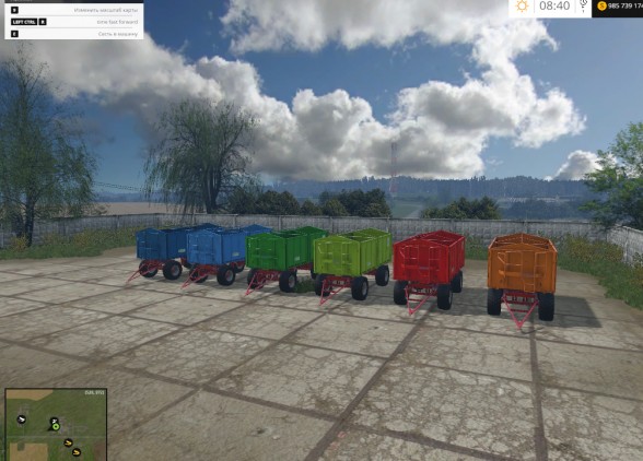 Прицеп Kroeger HKD 302 для Farming Simulator 2015