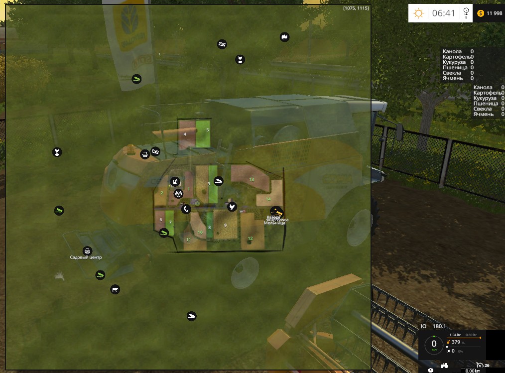 Карта Warmia v 4.2 для Farming Simulator 15