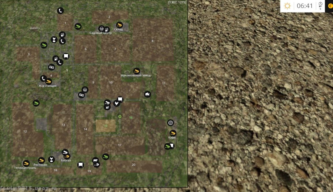 Карта West Bridge Forest Map v 1.0 для Farming Simulator 15