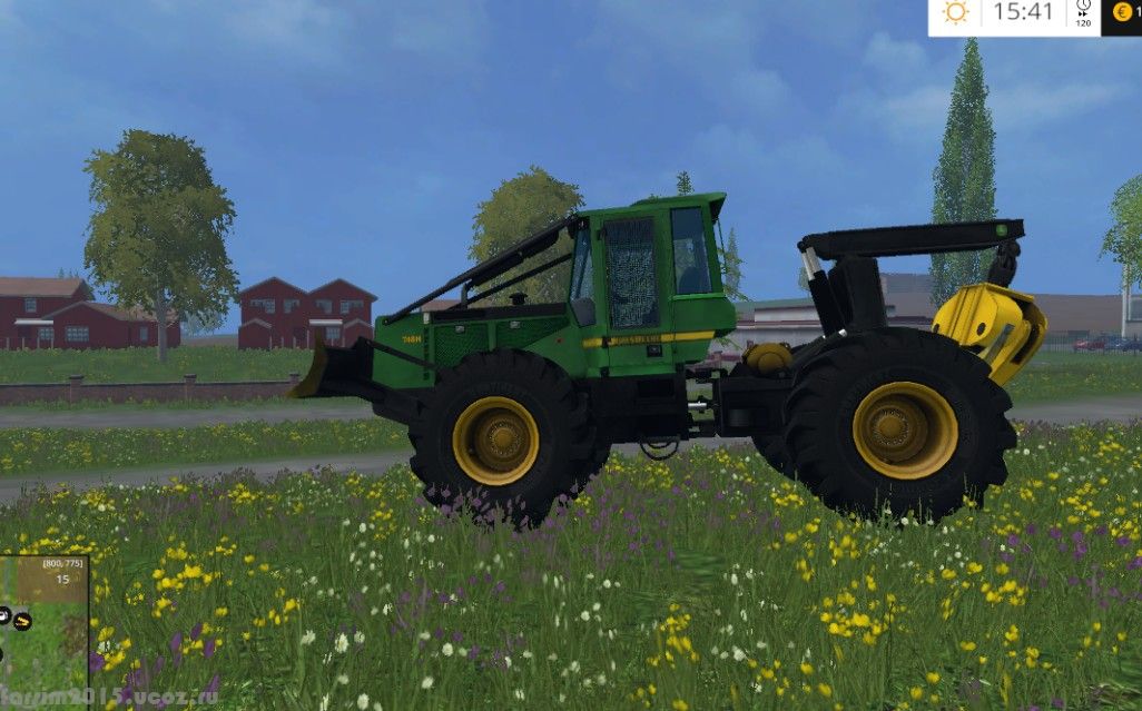 Трактор John Deere 748H для fs 15
